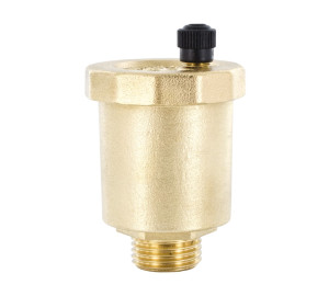 Purgador automático de ar com fechamento manual